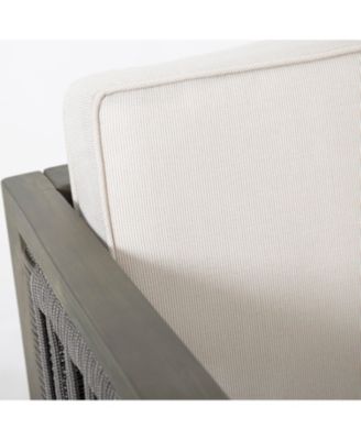 Streamdale 4-Piece Acacia Wood Patio Set with Cushions