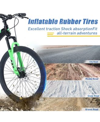 Mountain Bike,24 Inch MTB for Boys and Girls Age 9-12 Years, Multiple Colors