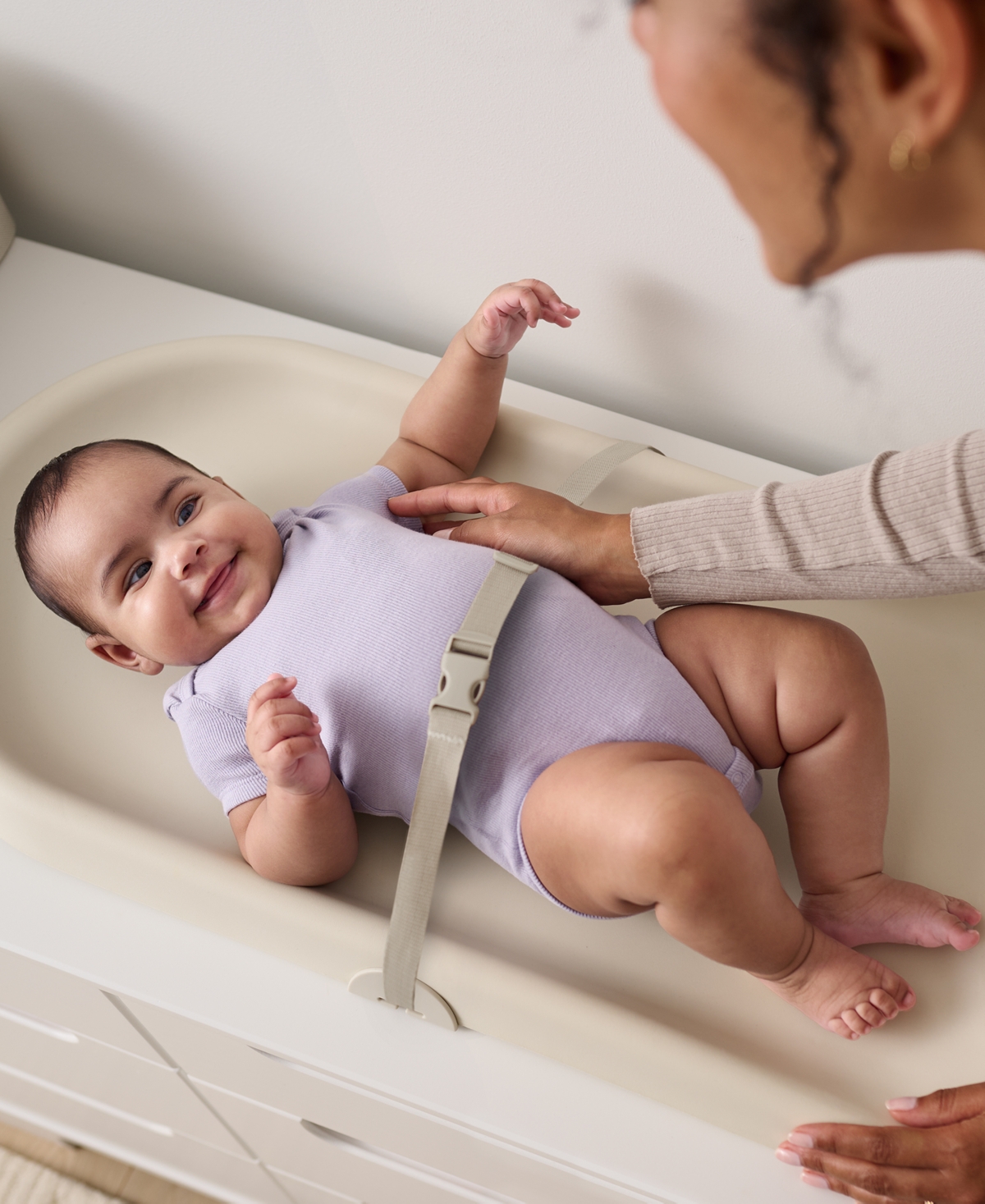 Skip Hop Light-up Changing Pad In Tan