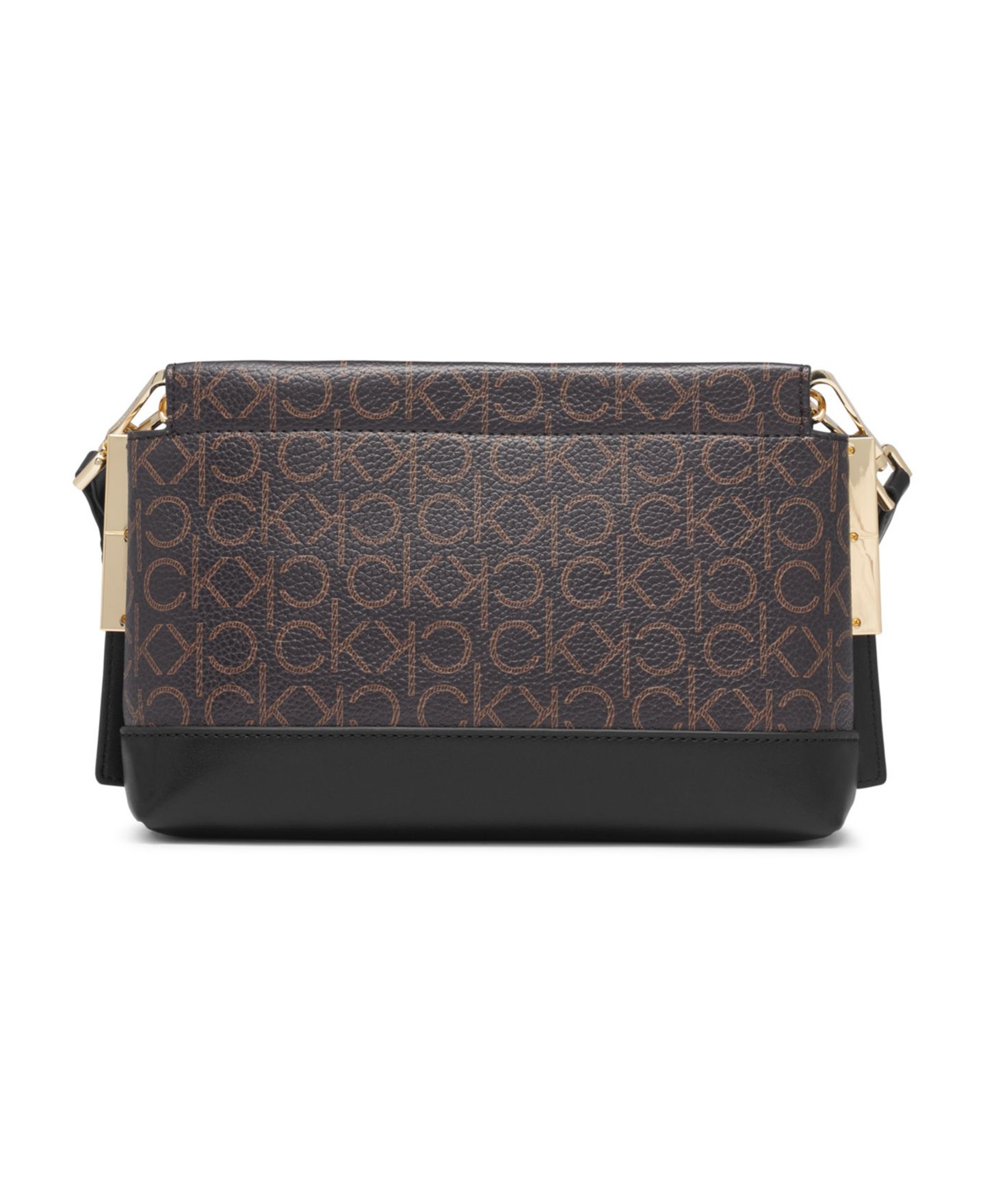 Женская сумка Calvin Klein Bianca Signature Adjustable Crossbody, цвет: Коричневый хаки / Чёрный — фото 2