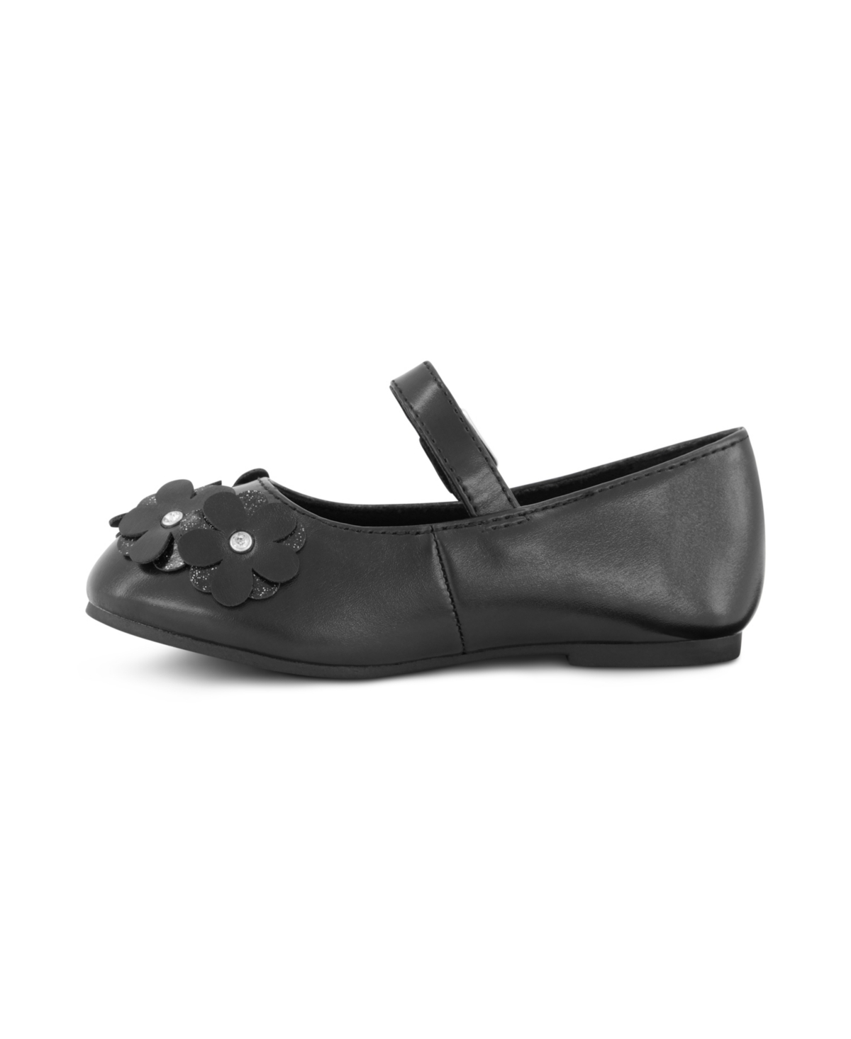 Jessica Simpson Toddler Girls Amy Petal Ballet Flat In Black