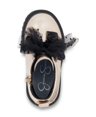 Toddler Girls Daria Double Bow Ankle Boot