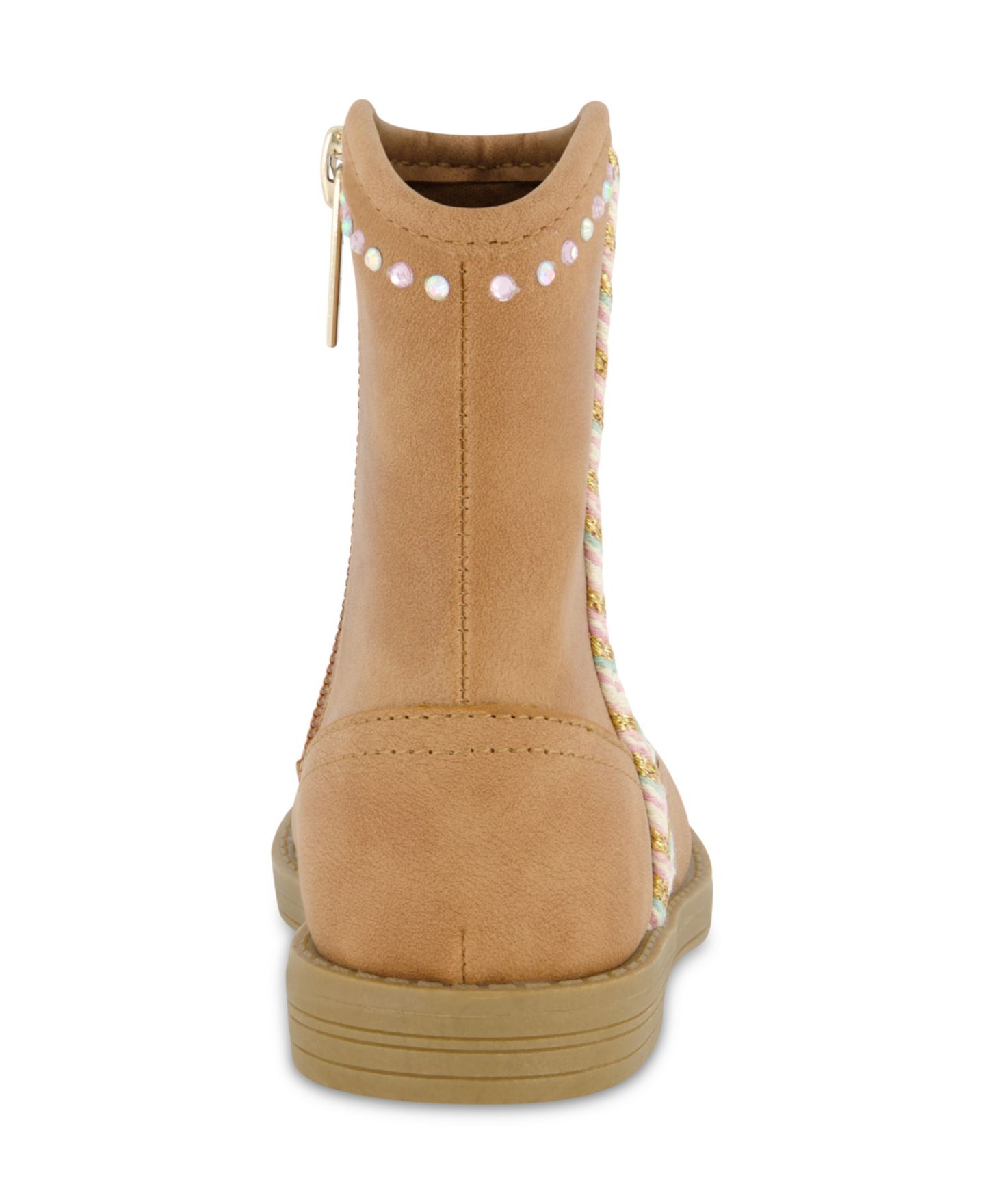 Ботинки Jessica Simpson Layla Stripe Boot для девочек-малышей, цвет: Коньячный — фото 6