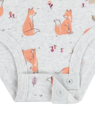 Baby Girls Crew Tee, Bodysuit and Pants, 3-Piece Set