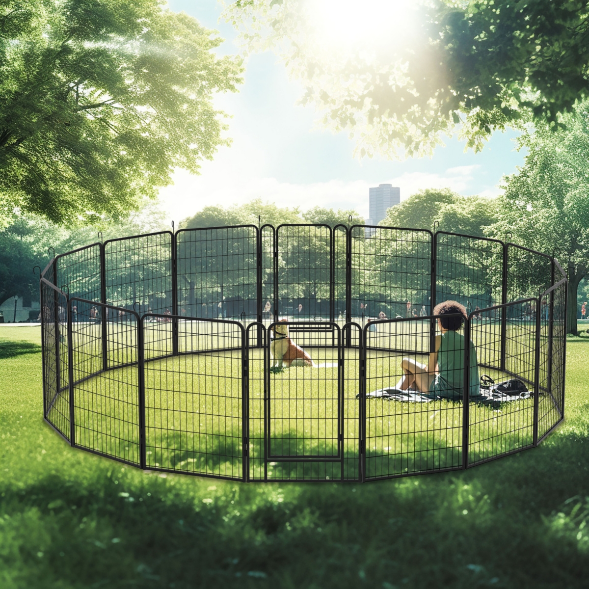 Streamdale Heavy-Duty 16-Panel Dog Playpen