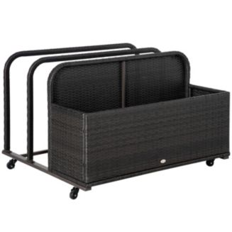 Wicker Patio Pool Float Storage Caddy - Macy's