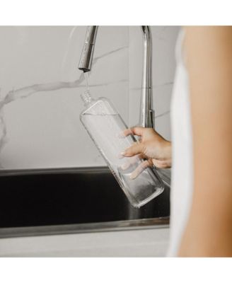 SLIM 15oz (450ml) - Sleek, Slim & Flat Water Bottle for Bags, Laptops & Books | BPA Free Tritan | Modern, Minimalist | Ideal for Gym & Daily Use