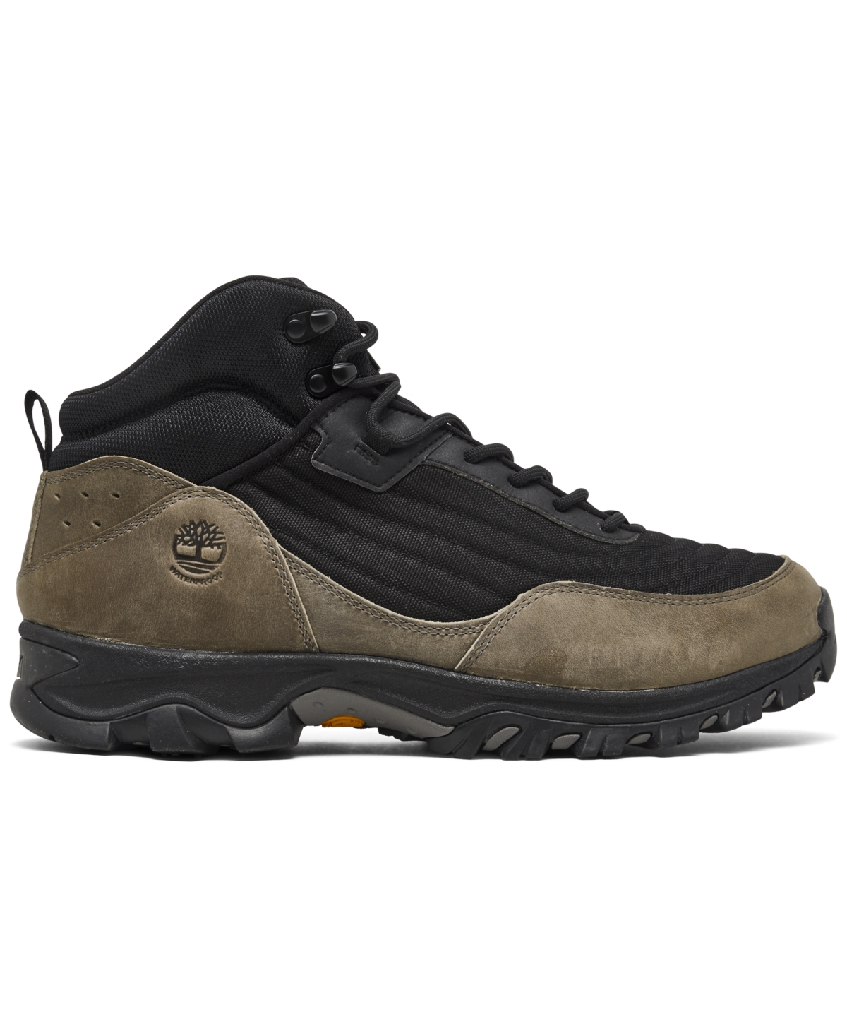 Timberland Men's Mt. Maddsen Mid Waterproof Hiking Boots From Finish Line In Black,gray