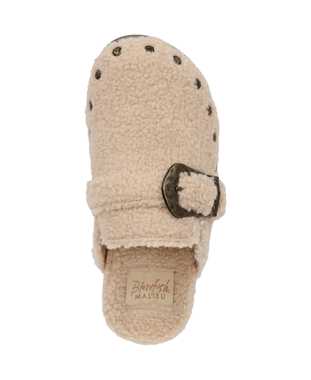 Shop Blowfish Malibu Women's Skylar Cozy Slip On Clogs In Natural Beige Faux Shearling