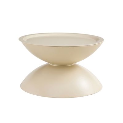 MILK Round Coffee Table with Movable Top