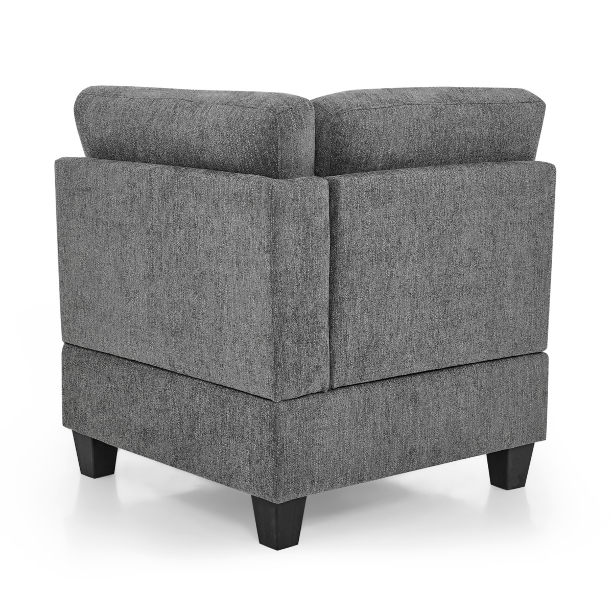 Streamdale Furniture Corner Sofa for Modular Sectional, Grey Chenille (31.5" x31.5" x36.5")