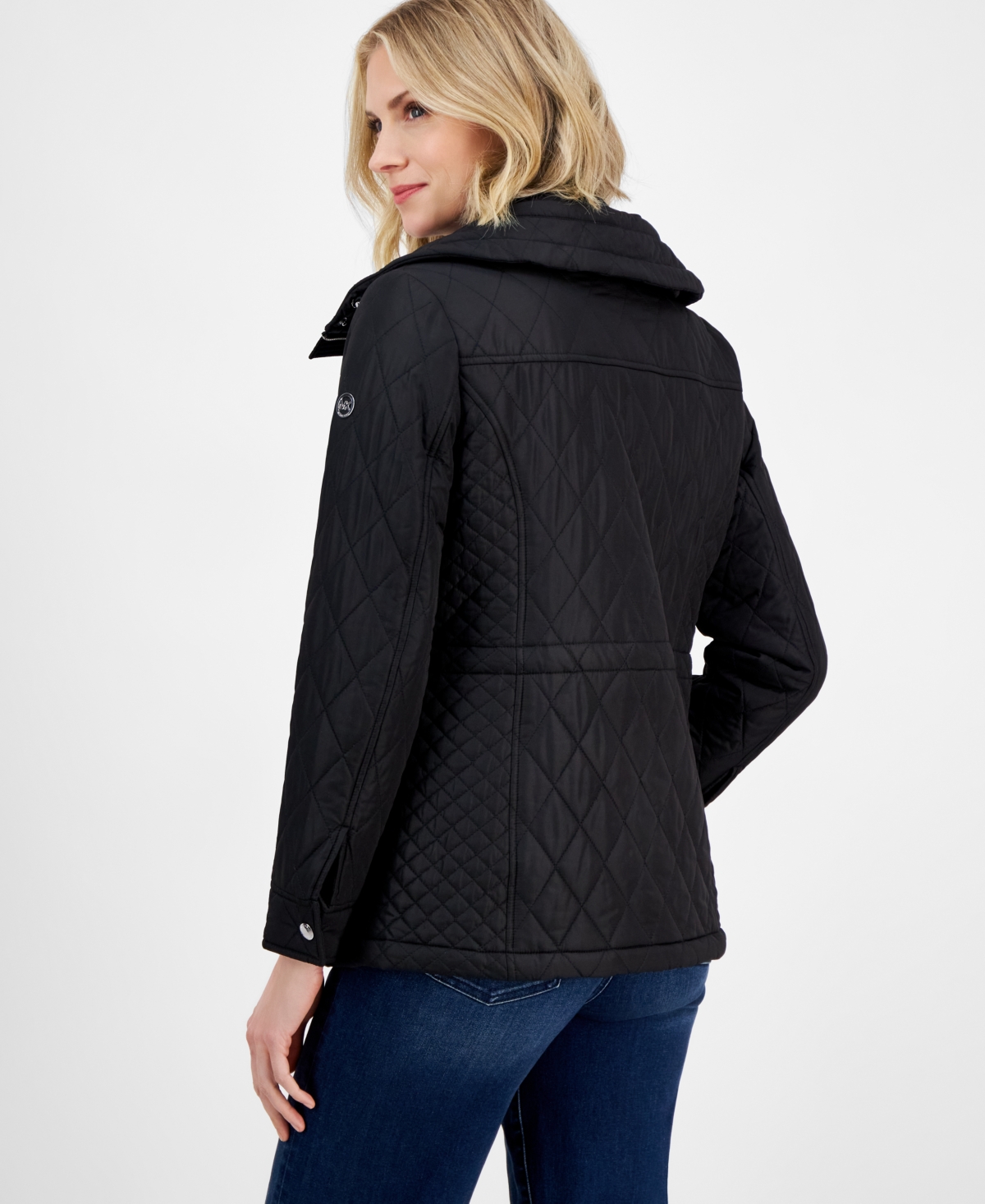 MICHAEL KORS MICHAEL MICHAEL KORS WOMEN'S QUILTED HOODED ZIP-FRONT COAT, EXCLUSIVELY AT MACY'S 
