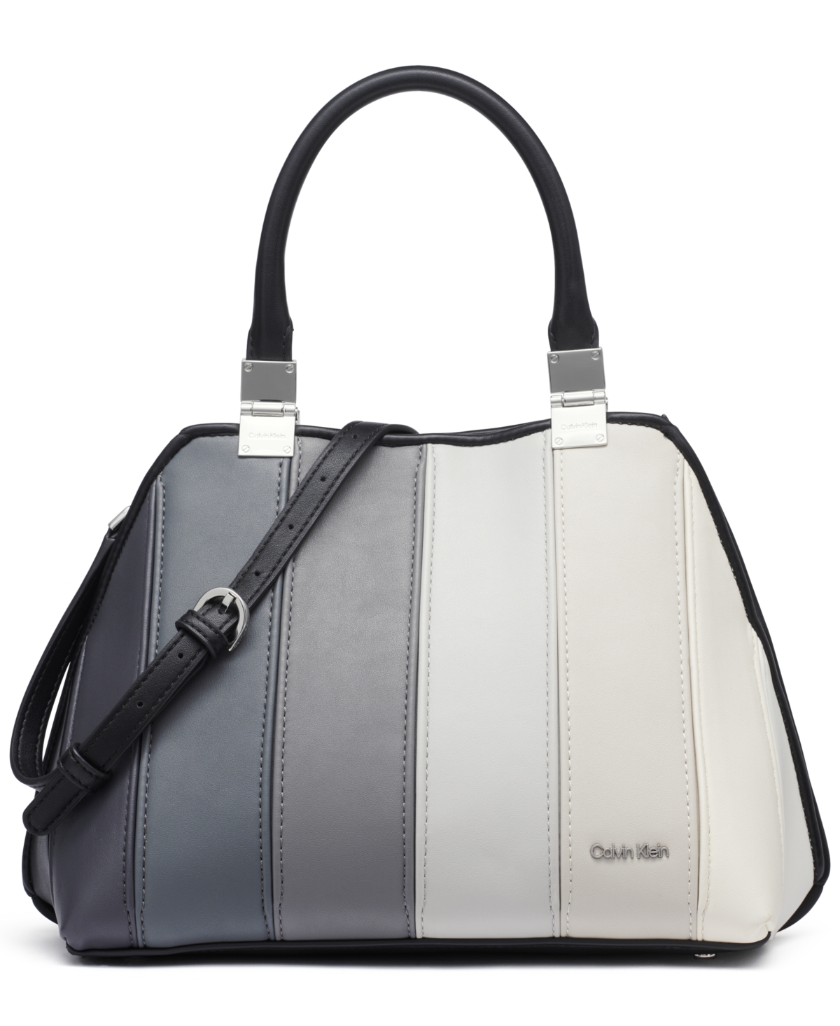 CALVIN KLEIN GRANITE CONVERTIBLE SATCHEL 