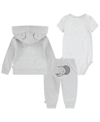 Baby Boys Jacket, Bodysuit and Pants, 3-Piece Set