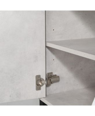 30 Inch Bathroom Vanity, Freestanding Bathroom Vanity or Floating is Optional Conversion, 3018-00330CG-1(KD-Packing)-Excluding Sink