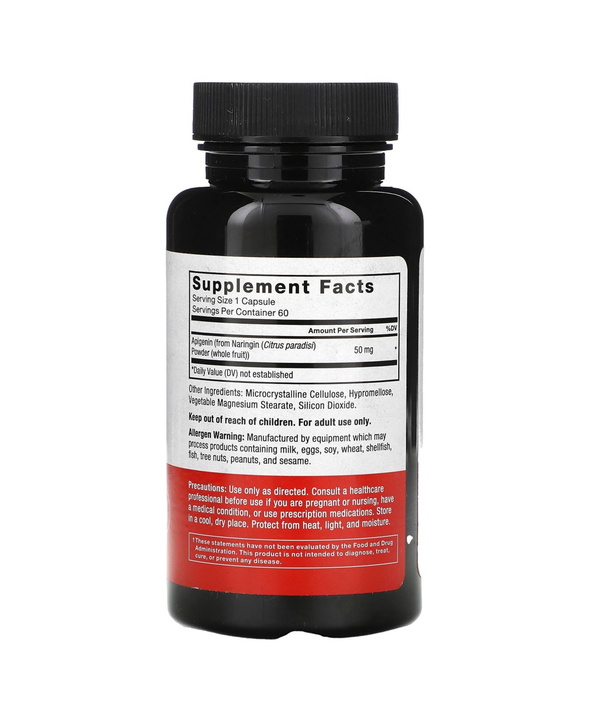 Force Factor Apigenin 50 mg - Vegetable Capsules