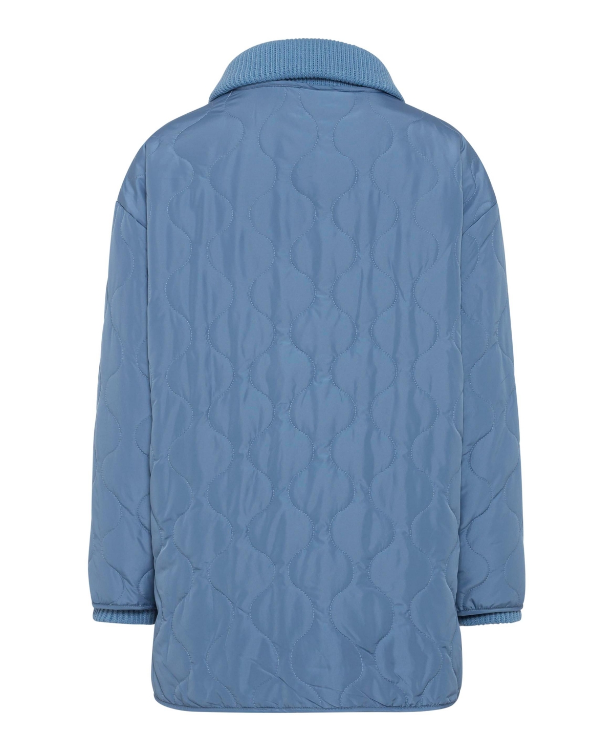 Olsen Women's Quilted High Collar Car Coat