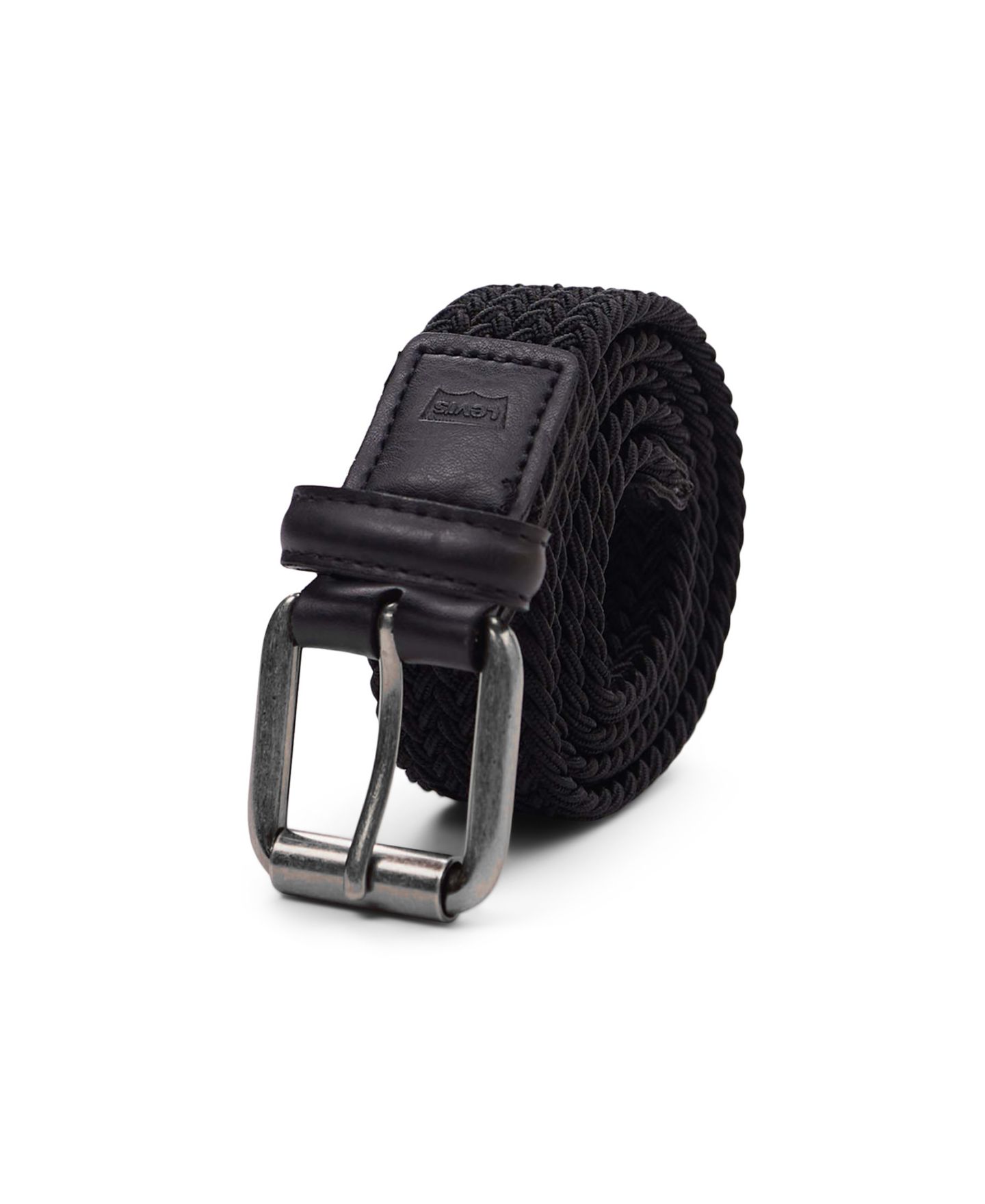 Ремень Levi's Braided Batwing Belt для мальчиков, цвет: Чёрный — фото 4