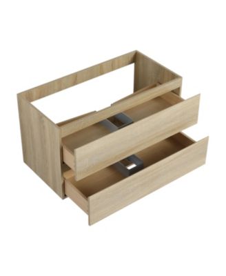 36" Wall-Mounted Bathroom Vanity (Only the Cabinet Body)