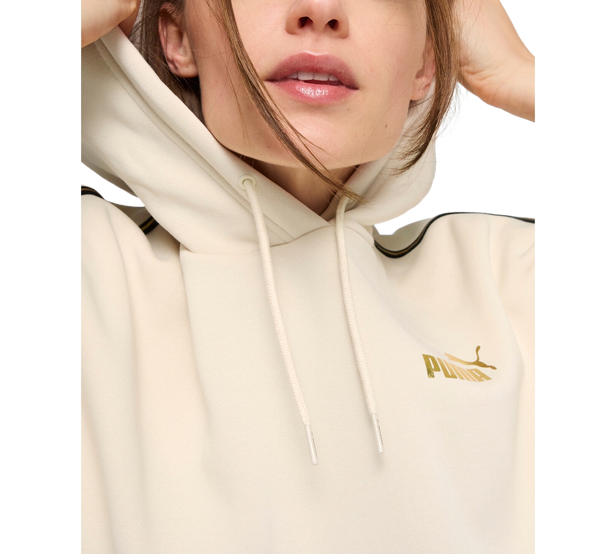 Puma Women's Essential Gold Logo Hoodie