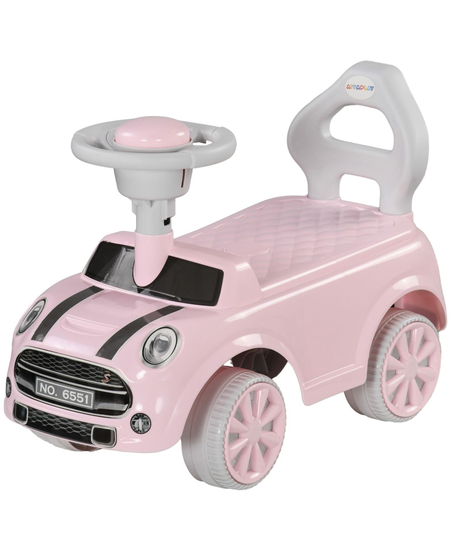 Детская игрушка Streamdale Furniture Foot-to-Floor Sliding Car with Working Steering Wheel, 55 lbs. Capacity, Ages 18-36 Months — фото 7