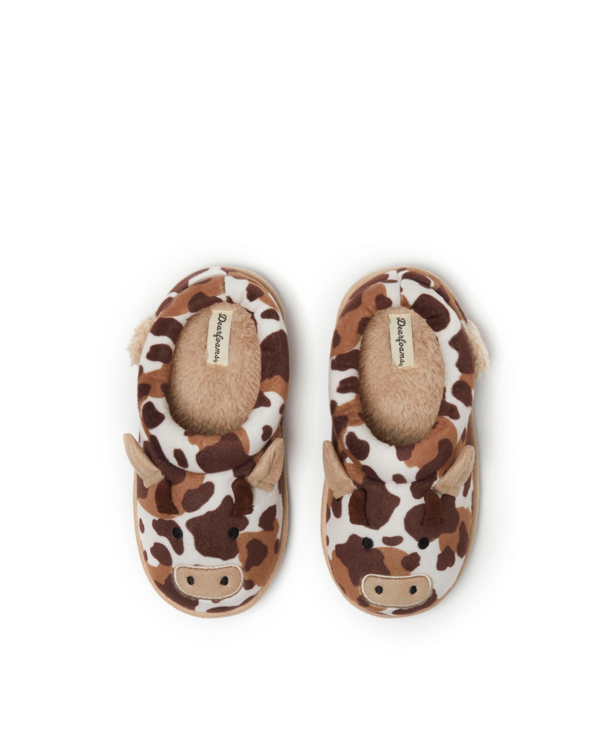Dearfoams Boys Peyton Animal Slip-On Clog House Slipper