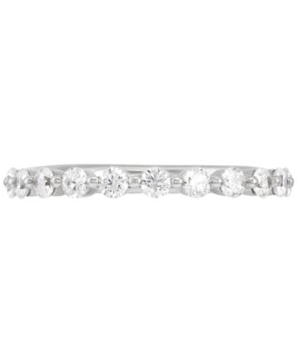 Certified Lab Grown Diamond Anniversary Band (1/2 ct. t.w.) in 14k White Gold