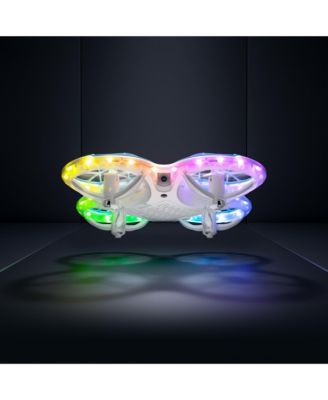 - K30 Mini 720P HD Camera Drone with Colorful Lighting and Remote Controller - White