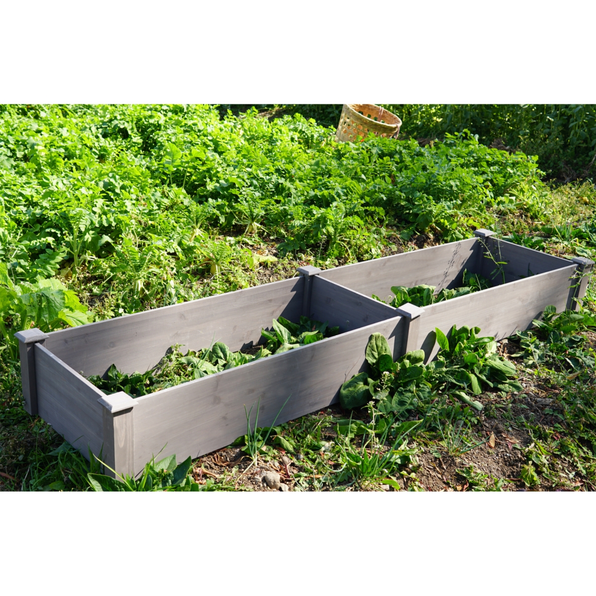 Streamdale Furniture Over Ground Raised Garden Bed 96x28x10