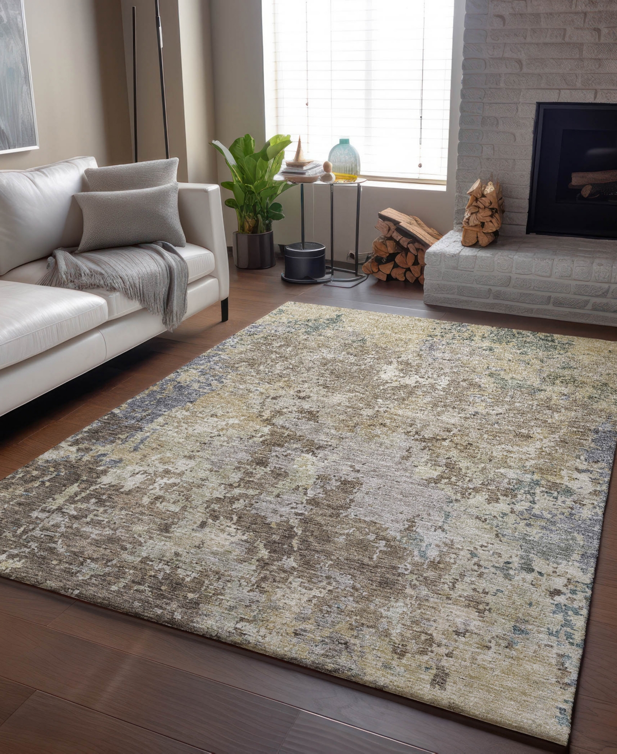 Dalyn Bresca Washable Bc6 10'x14' Area Rug In Beige
