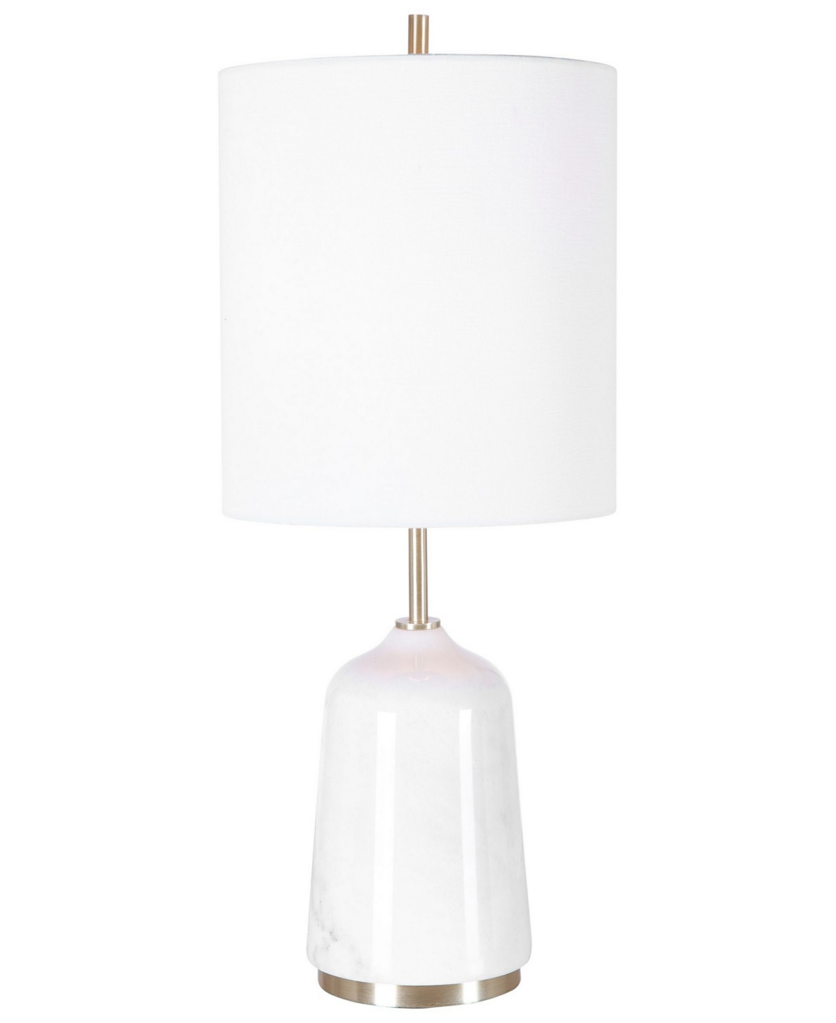 Uttermost 20" Metal Eloise Table Lamp In White