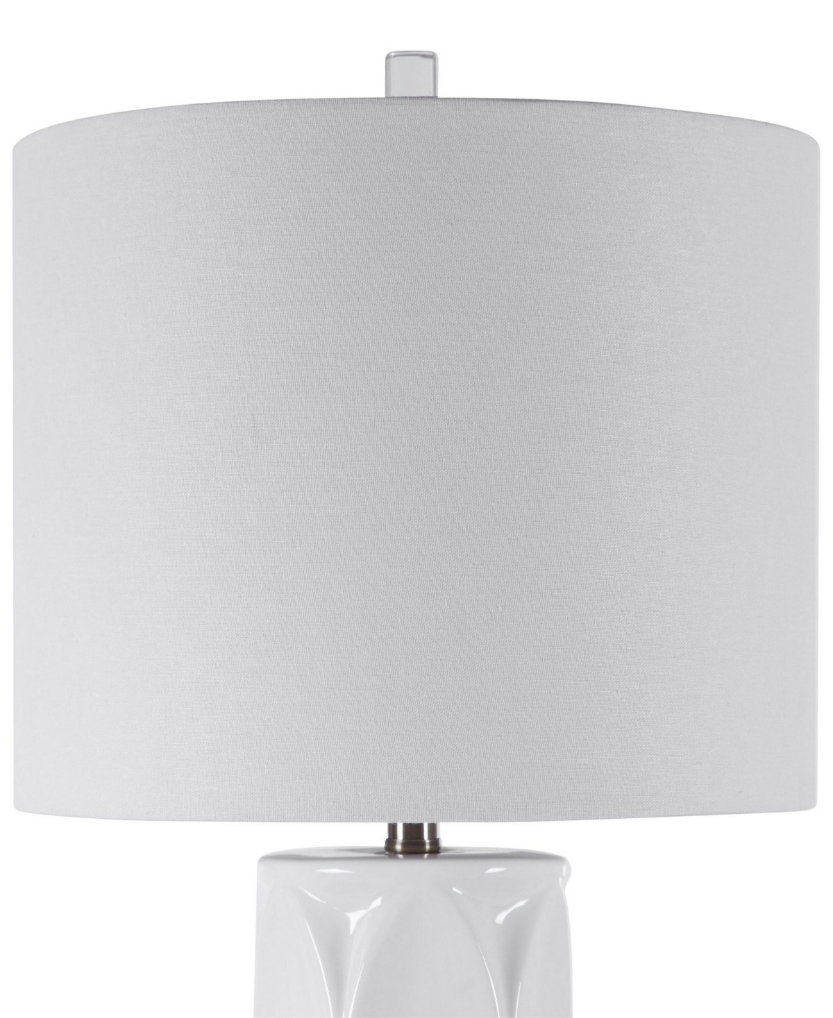 Uttermost 26" Ceramic Sinclair Table Lamp In White