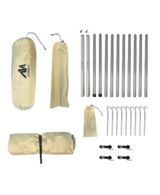 Nomad Nest SUV Tailgate Tarp Tent – 14x16 ft Waterproof Car Camping Canopy for Trucks, Jeeps, Hatchbacks & Vans – Easy Setup with Poles, Stakes, & Carry Bag – Shelter for 6-8 People