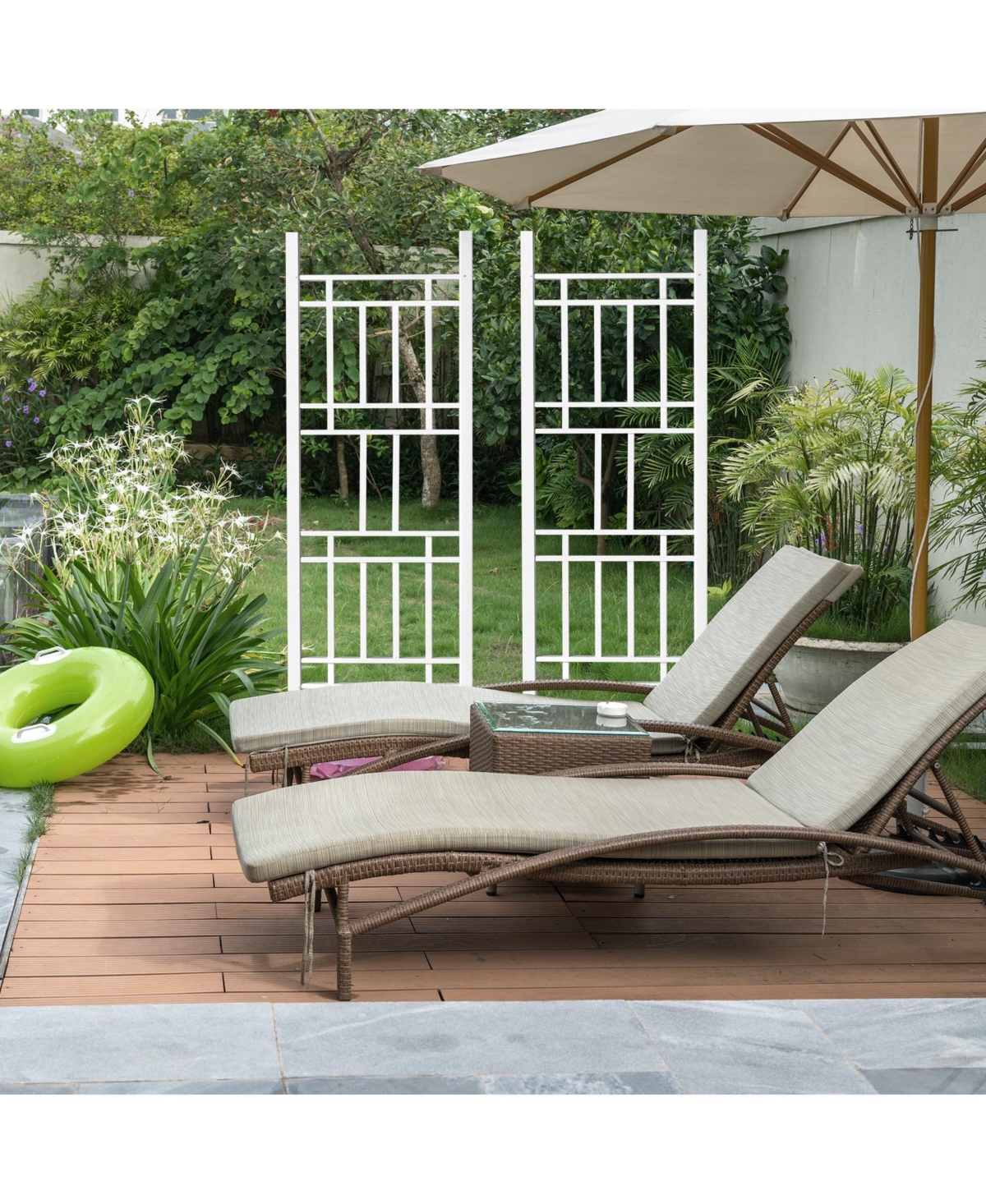 Slickblue Garden Trellis Stylish Support for Climbing Plants and Beautiful Outdoor Decor