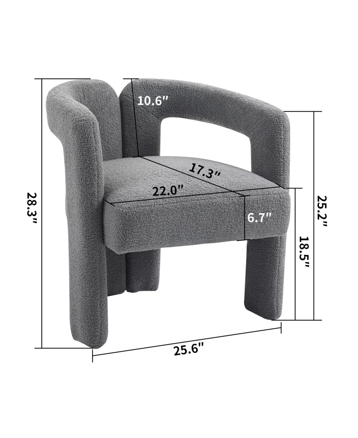 Slickblue Open-Back Dining Chair Stylish and Comfortable Seating for Your Dining Room