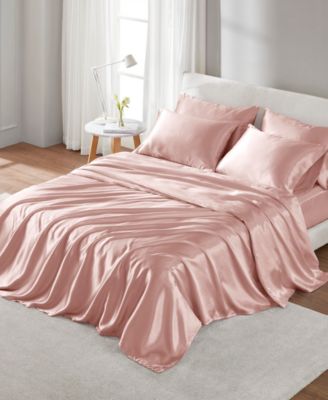 Satin Luxury 4-Pc. Sheet Set, Twin