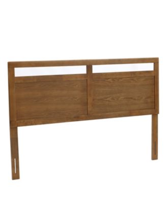 Farmhouse Double Panel Wood Headboard, Queen