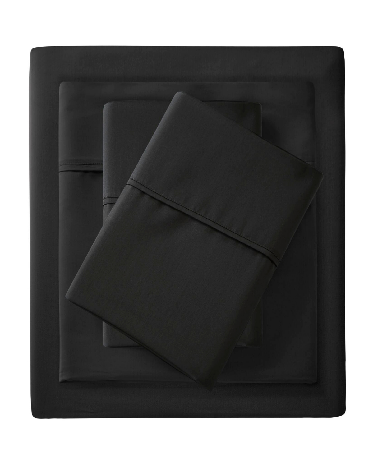 Madison Park 1500 Thread Count Cotton Blend 4-pc. Sheet Set, California King In Black