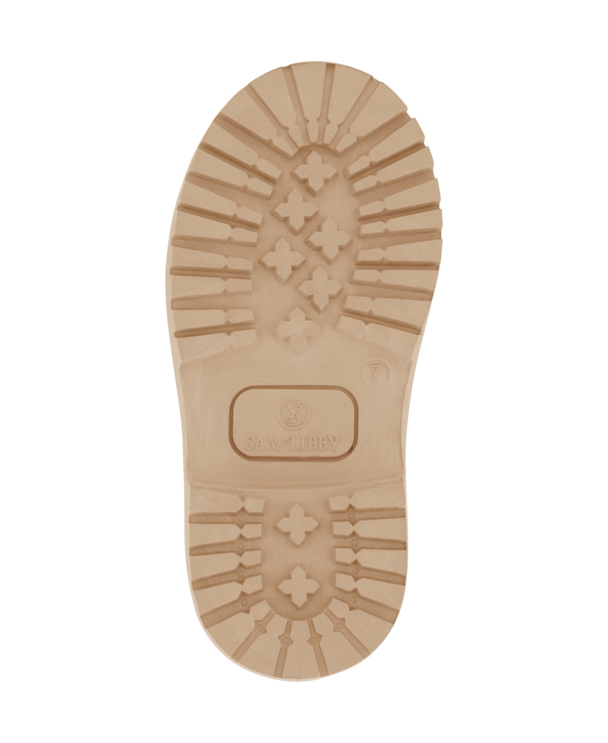 Shop Sam & Libby Toddler Girls Combat Emilia Moto Ankle Bootie In Blush