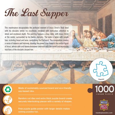 Inspirational - The Last Supper 1000 Piece Jigsaw Puzzle
