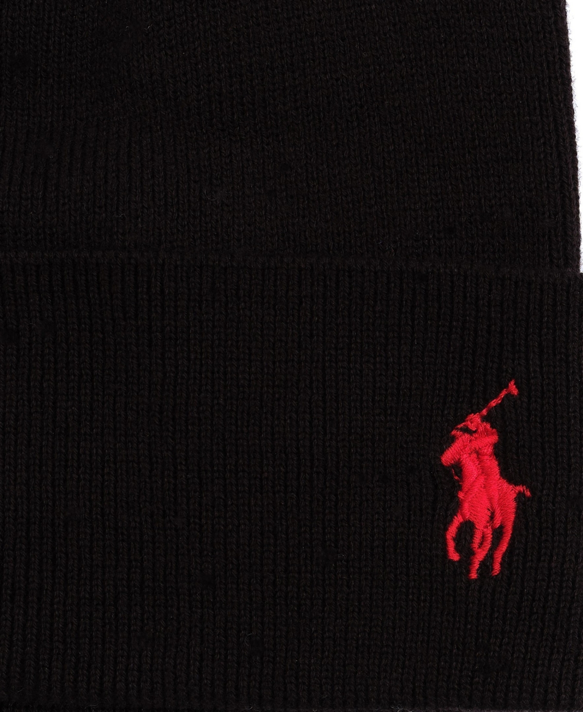 Polo Ralph Lauren Men's Lightweight Cotton Beanie In Black