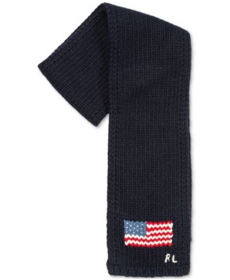 ★Polo Ralph Lauren★24FW Recycled Wool Scarf★ Polo Bear Aran-Knit Wool-Blend Scarf