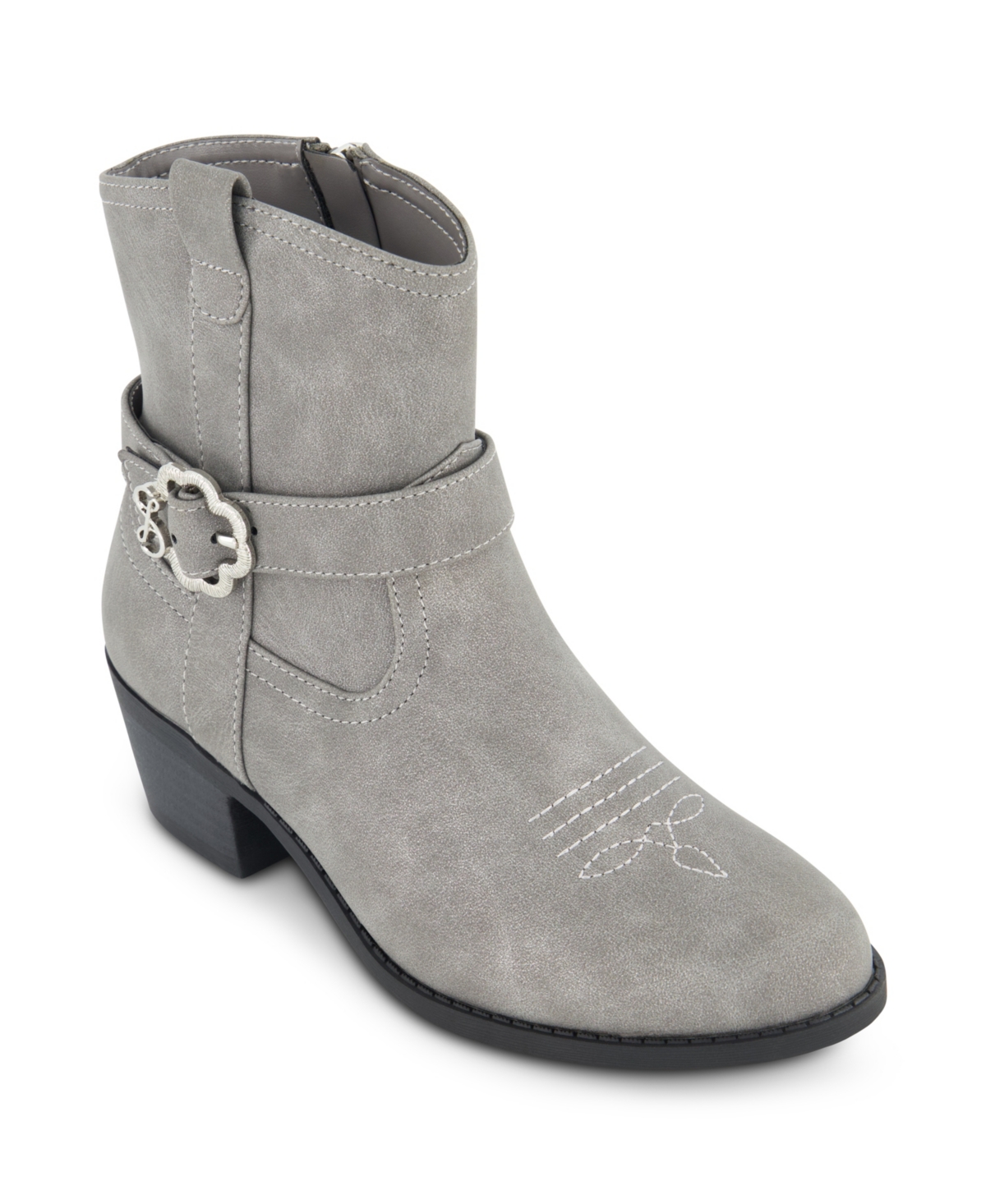 Sam & Libby Kids' Little And Big Girls Westy Carla High Top Sneaker In Grey