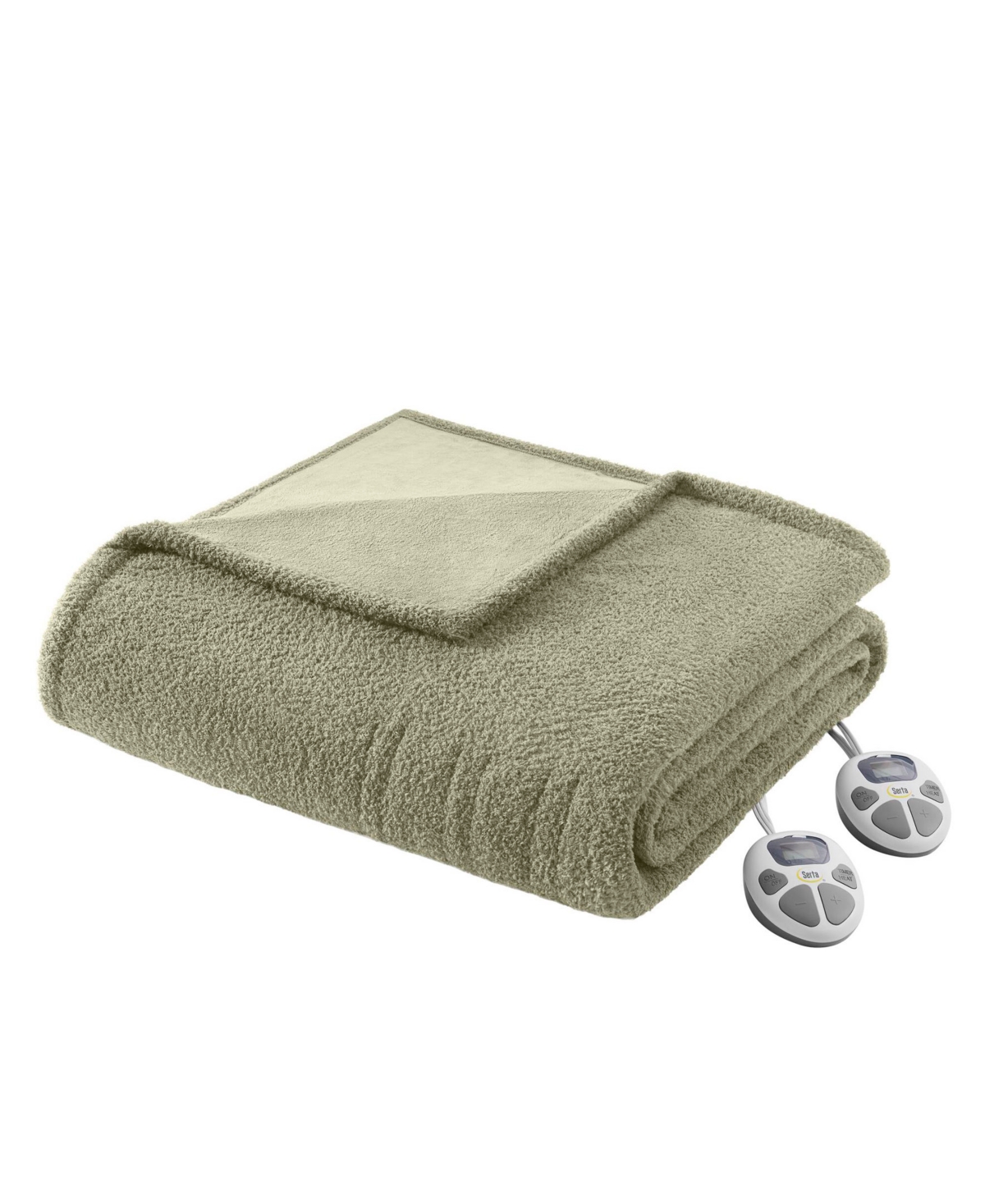Serta Dream Soft Heated Blanket, King In Sage