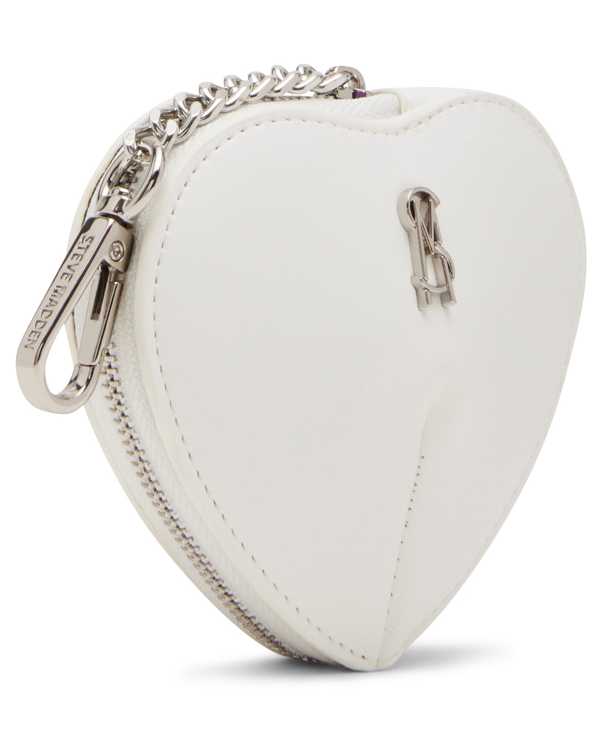 Steve Madden Bamor Top Zipper Wallet White Smart Closet