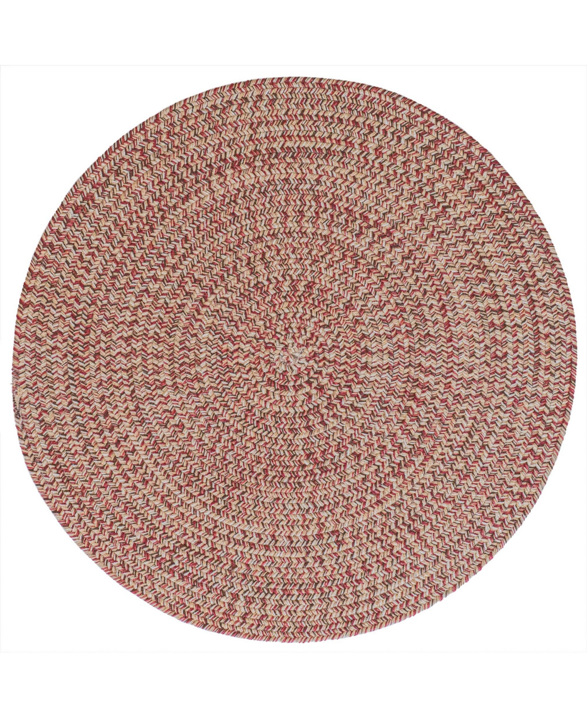 Capel Stockton 0224 5'6"x5'6" Round Area Rug In Red