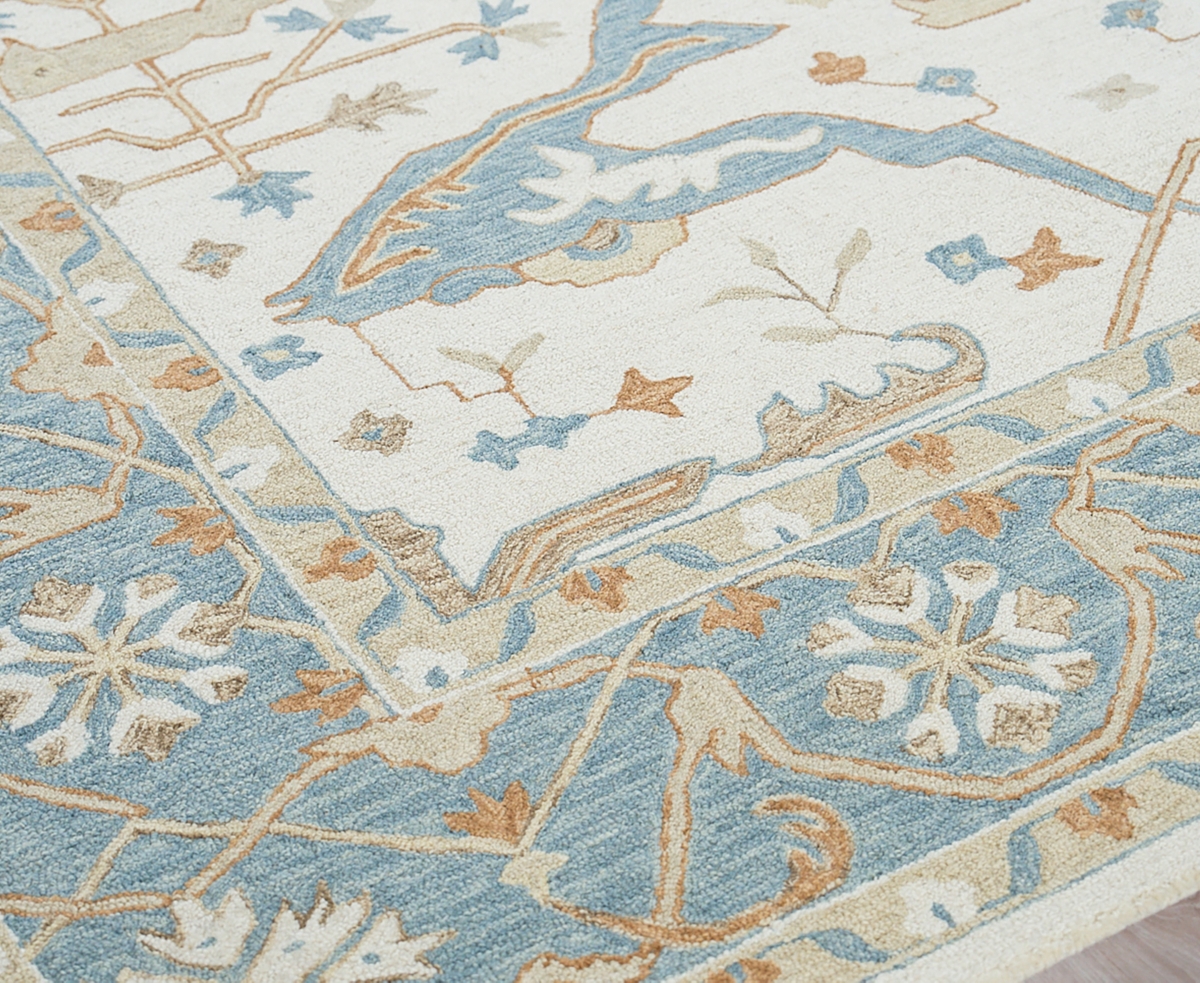 Exquisite Rugs Claremont Oushak 6794 Area Rug, 6' X 9' In Ivory,mist