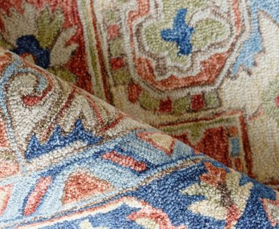 Exquisite Rugs Richmond Serapi 6799 Rug Collection In Red,blue