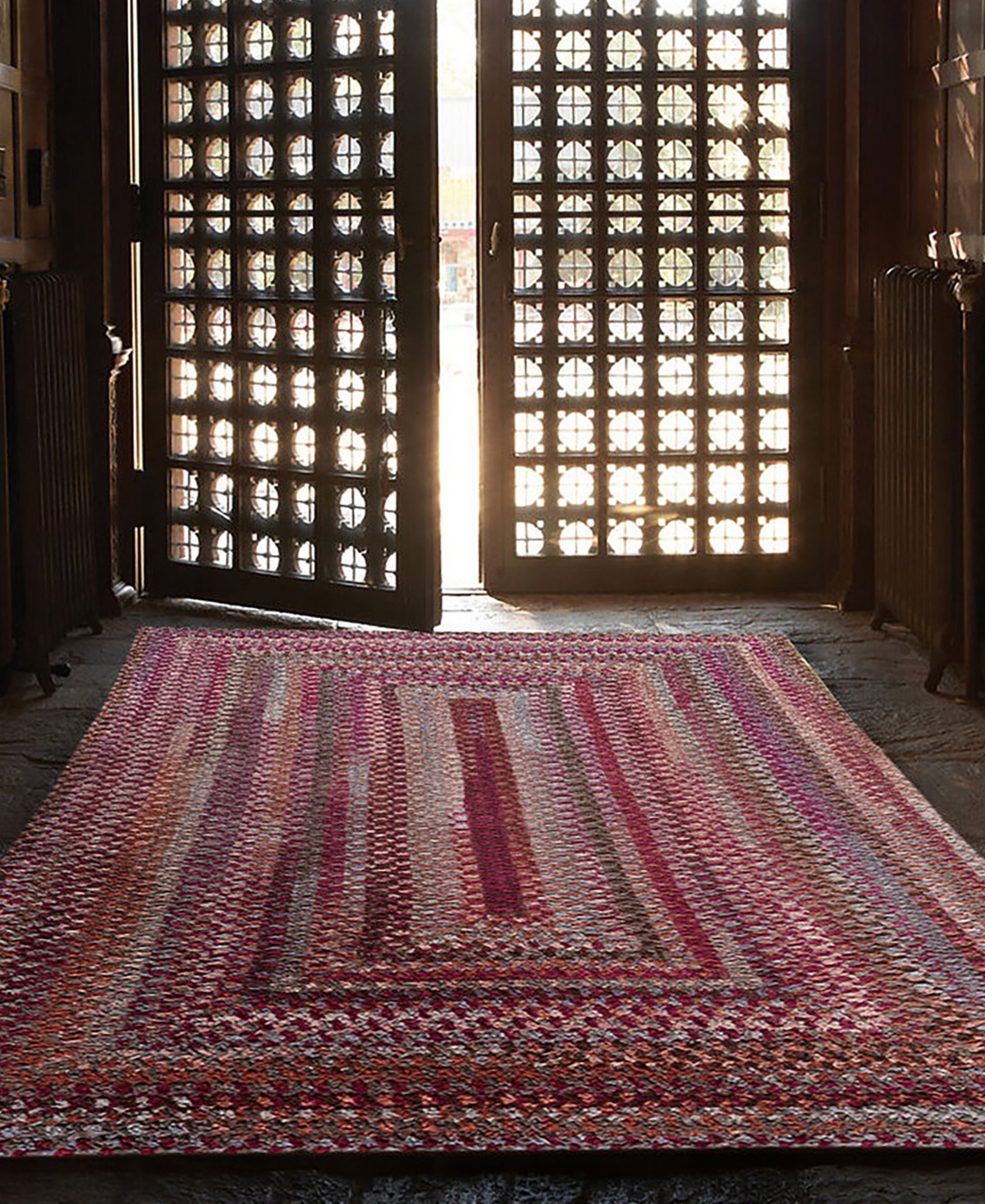 Capel Synergy 0225 2'x8' Runner Area Rug In Mauve
