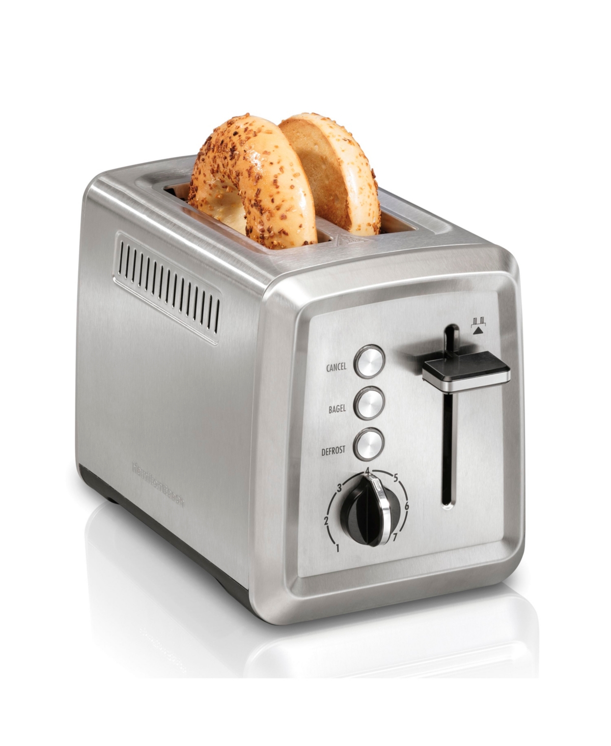 Hamilton Beach Modern 2 Slice Stainless Steel Toaster In Stainless Steel